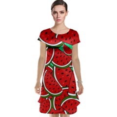 Summer Watermelon Fruit Cap Sleeve Nightdress by Cemarart