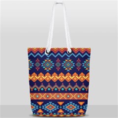 L5k62knmb81t3p2hgkotae5os5 Full Print Rope Handle Tote (small) by saad11