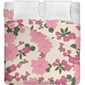 Floral Vintage Flowers Duvet Cover Double Side (King Size) View1