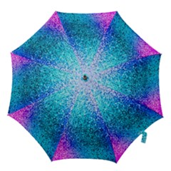 Rainbow Color Colorful Pattern Hook Handle Umbrellas (small) by Grandong