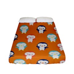 Cute Penguin Funny Pattern Fitted Sheet (full/ Double Size) by Grandong