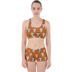 Cute Penguin Funny Pattern Work It Out Gym Set by Grandong