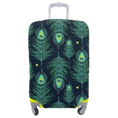 Peacock Pattern Luggage Cover (medium) by Cemarart