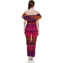 Time Wind Polishpattern Architecture Building City Cityscape Nature Pop-art Pop Surrealism  Retrowave Bardot Ruffle jumpsuit View4