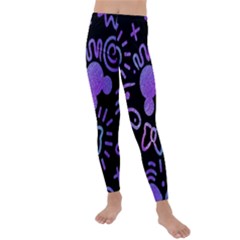 Multicolor Disney , Corazones, Mouse Kids  Lightweight Velour Leggings by nateshop