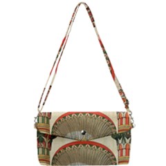 Egyptian Architecture Column Removable Strap Clutch Bag by Proyonanggan