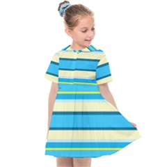 Stripes-3 Kids  Sailor Dress by nateshop