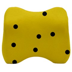 Punch Hole, Black Hole Velour Head Support Cushion by nateshop