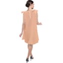 Peach Fuzz 2024 Tie Up Tunic Dress View2
