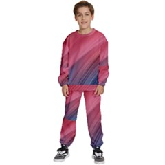 Abstract, Lines Kids  Sweatshirt Set by nateshop
