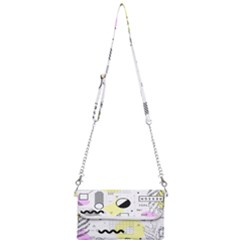 Graphic Design Geometric Background Mini Crossbody Handbag by Grandong