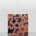 Authentic Aboriginal Art - Pathways Full Print Rope Handle Tote (Large) View1