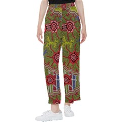 Authentic Aboriginal Art - Connections Women s Pants  by hogartharts