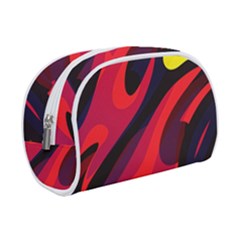 Abstract Fire Flames Grunge Art, Creative Make Up Case (small) by nateshop