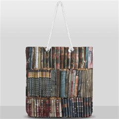 Psychedelic Digital Art Artwork Landscape Colorful Full Print Rope Handle Tote (large) by Bedest