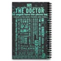 Tardis Doctor Who Technology Number Communication 5.5  x 8.5  Notebook View2