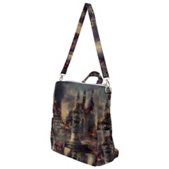 Braunschweig City Lower Saxony Crossbody Backpack by Cemarart