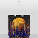 Skyline Frankfurt Abstract Moon Full Print Rope Handle Tote (Large) View2