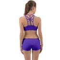 Ultra Violet Purple Back Web Gym Set View2