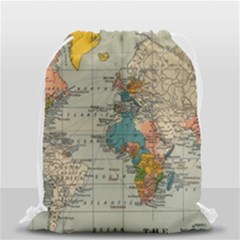 Iceland Aurora Borealis Drawstring Bag (small) by Proyonanggan