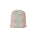 Background Pattern Leaves Texture Drawstring Pouch (Small) View2