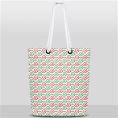 Background Pattern Leaves Texture Full Print Rope Handle Tote (small) by Ndabl3x