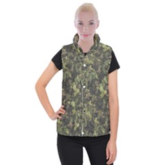 Flowers Pattern Flora Women s Button Up Vest by Ndabl3x