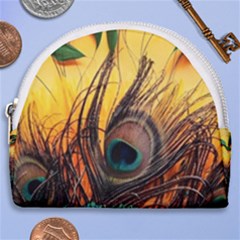City Light Sky Landmark Painting Horseshoe Style Canvas Pouch by Cemarart