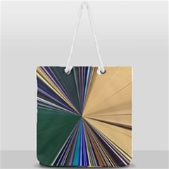 Eyes Pattern Woman Cartoon Full Print Rope Handle Tote (large) by Cemarart