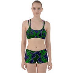 Authentic Aboriginal Art - After The Rain Perfect Fit Gym Set by hogartharts