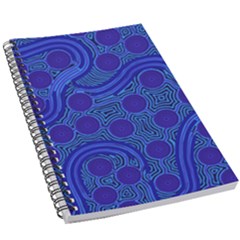 Authentic Aboriginal Art - Rivers Around Us 5 5  X 8 5  Notebook by hogartharts