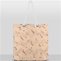 Lines Dots Pattern Abstract Art Full Print Rope Handle Tote (Large) View2