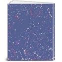 Texture Grunge Speckles Dots 8  x 10  Softcover Notebook View2
