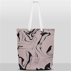 Chic Boho Decor Background Print Full Print Rope Handle Tote (small) by Cemarart