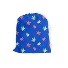 Background Star Darling Galaxy Drawstring Pouch (large) by Maspions
