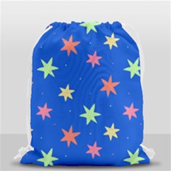 Background Star Darling Galaxy Drawstring Bag (small) by Maspions