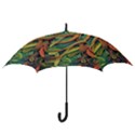 Outdoors Night Setting Scene Forest Woods Light Moonlight Nature Wilderness Leaves Branches Abstract Hook Handle Umbrellas (Small) View3