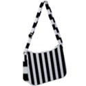 Stripes Geometric Pattern Digital Art Art Abstract Abstract Art Zip Up Shoulder Bag View1