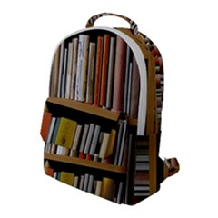 Book Nook Books Bookshelves Comfortable Cozy Literature Library Study Reading Reader Reading Nook Ro Flap Pocket Backpack (large) by Maspions