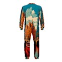 London England Bridge Europe Buildings Architecture Vintage Retro Town City OnePiece Jumpsuit (Kids) View2