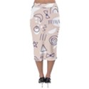 Abstract Leaf Nature Natural Beautiful Summer Pattern Midi Pencil Skirt View2