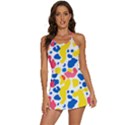 Colored Blots Painting Abstract Art Expression Creation Color Palette Paints Smears Experiments Mode 2-in-1 Flare Activity Dress View1