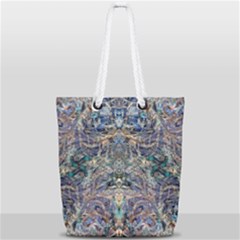 Alfabeto Full Print Rope Handle Tote (small) by kaleidomarblingart