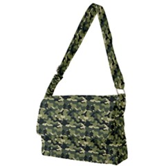 Camouflage Pattern Full Print Messenger Bag (l) by goljakoff