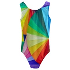 Bring Colors To Your Day Kids  Cut-out Back One Piece Swimsuit by elizah032470