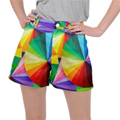 Bring Colors To Your Day Women s Ripstop Shorts by elizah032470
