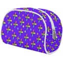 Abstract Background Cross Hashtag Make Up Case (Medium) View2