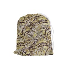 Marble Texture Pattern Seamless Drawstring Pouch (large) by Maspions