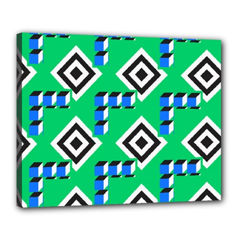 Beauitiful Geometry Canvas 20  X 16  (stretched) by Sparkle
