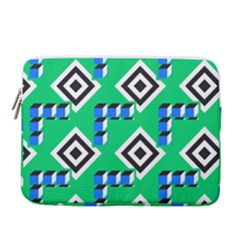 Beauitiful Geometry 15  Vertical Laptop Sleeve Case With Pocket by Sparkle